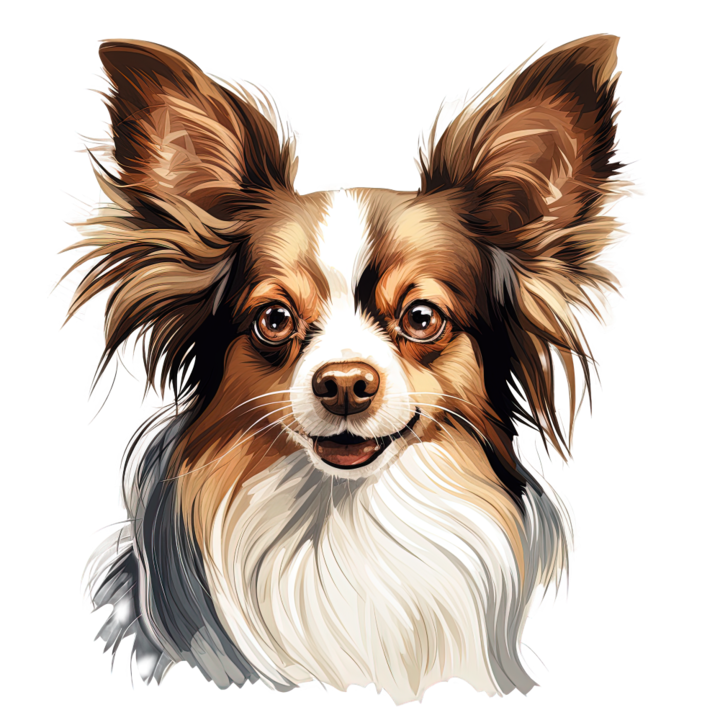 Sticker decorativ perete, auto si geam, Caine -Papillon model 4, 40 CM