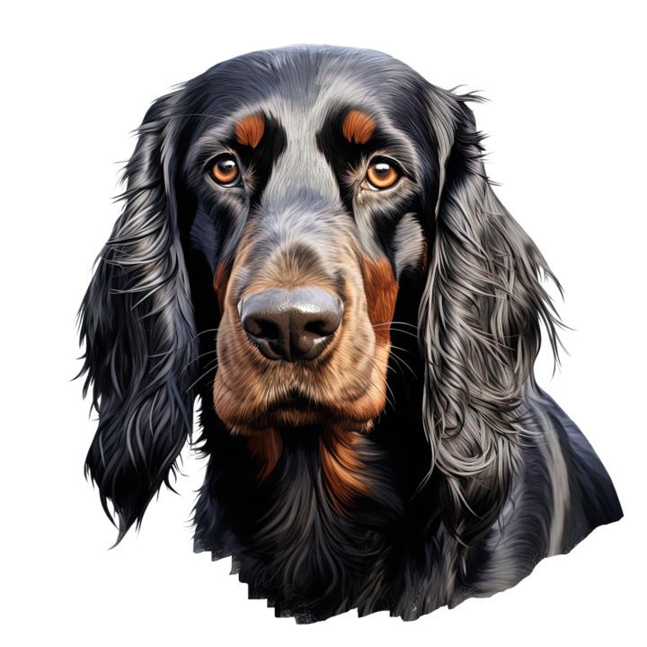 Set sticker decorativ perete, auto si geam, Caine -Gordon Setter model 1, 35 CM si breloc succes