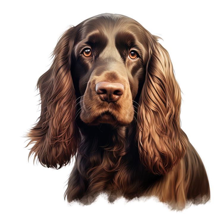 Sticker decorativ perete, auto si geam, Caine -English Cocker Spaniel model 2, 40 CM