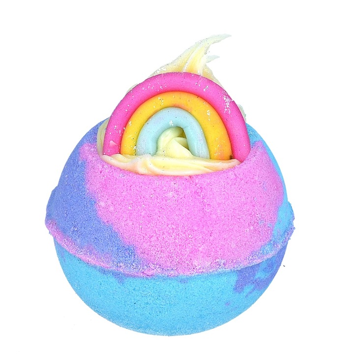 Bomba de baie efervescenta, Bomb Cosmetics, Rainbow Vibes, 160g