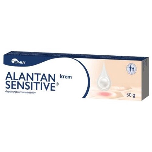 Крем за тяло Alantan Sensitive, за деца и възрастни, 50гр - eMAG.bg