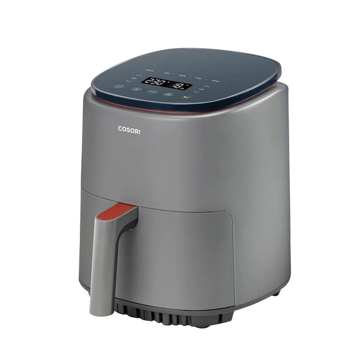 Фритюрник COSORI Lite 3.8L, 75-230C, 7 програми, интелигентно управление, 1500 W, сив