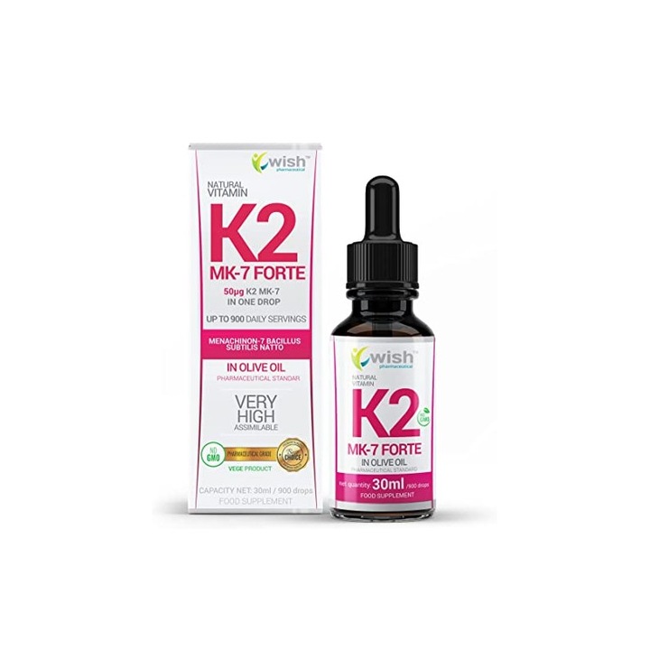 Supliment alimentar Wish Vitamina K2 MK7 30 ml