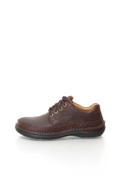 Clarks, Pantofi maro inchis de piele Nature Three NATURE-THREE-MAHOGANY-LEATHER Clarks, Pantofi maro inchis de piele Nature Three NATURE-THREE-MAHOGANY-LEATHER