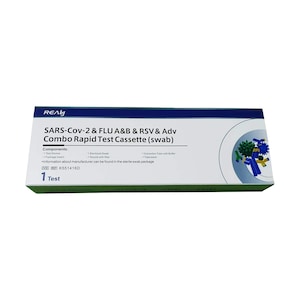 Test Rapid Antigen, Combinat, 5 in 1, Covid-19, Gripa A+B, RSV si ADV, Realy Tech, Nazal, pentru Uz Profesional