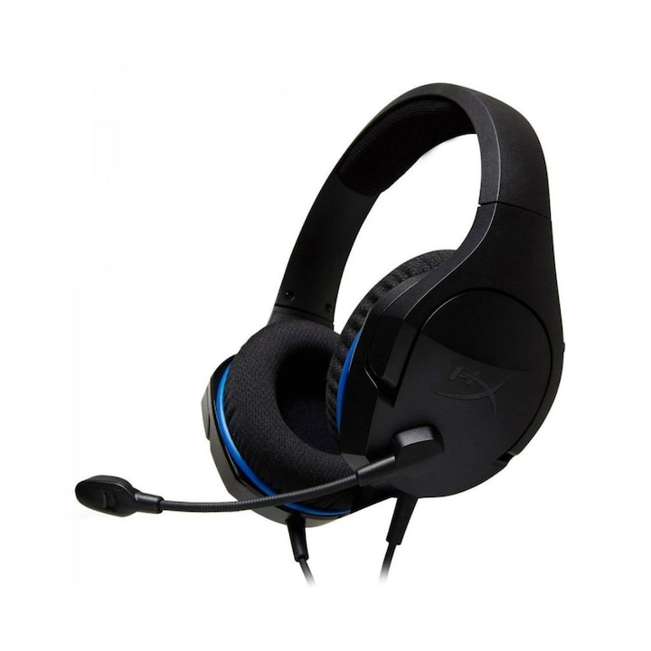 Гейминг слушалки HyperX - Cloud Stinger Core, черен/син