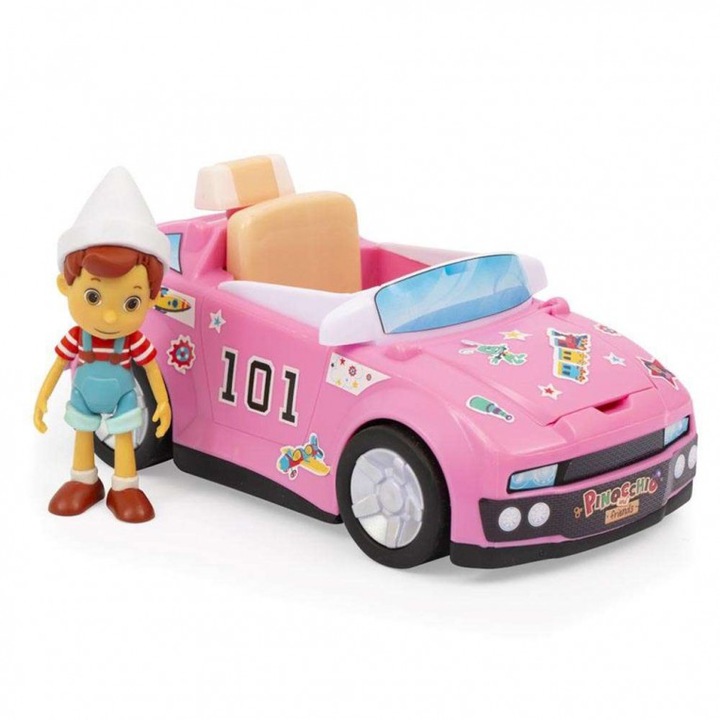 Masinuta si figurina Pinocchio de 10cm FAPNH04000/P