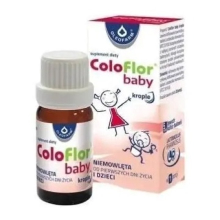 Picaturi pentru copii ColoFlor Baby, Oleofarm, 5 ml