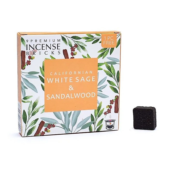 Tégla Fehér zsálya, Szantálfa, Természetes aromák, Aromafüm, 40 g