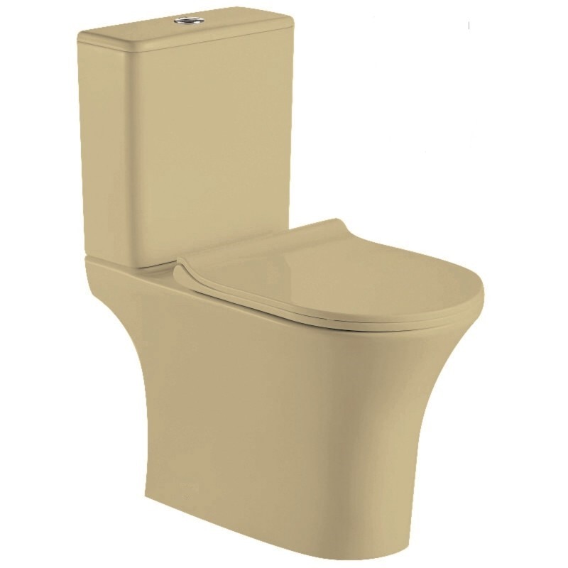 Моноблок, Интер Керамик, ICC 7937BEIGE, седалка и капак, порцелан ...