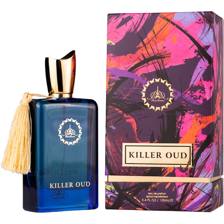 Apa de parfum Paris Corner, Killer Oud, Barbati, 100ml
