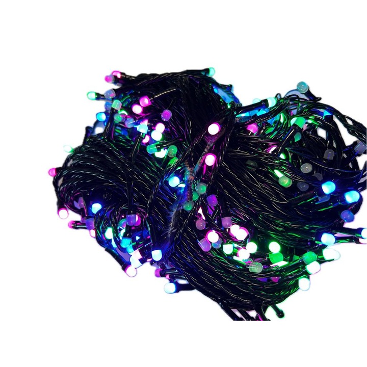 Instalatie Craciun, multicolora led