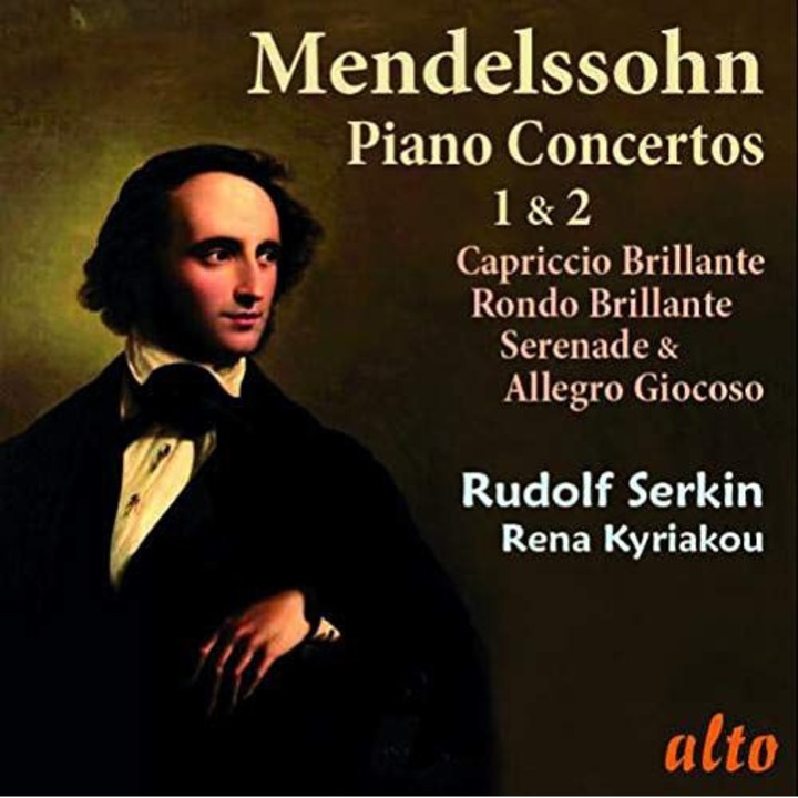Rudolf Serkin & Ormandy & Rena Kyriakou & Swarovsky: Mendelssohn Piano Concertos 1.2 / Capriccio Brilliante / Rondo Brilliante / Serenade & Allegro Gioco [CD]