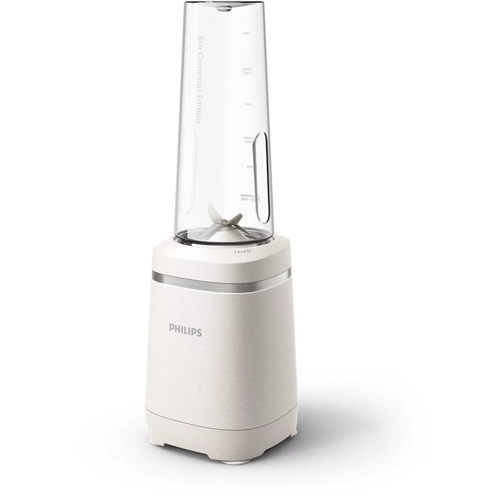 Блендер Philips series 5000 HR2500/00, Tritan Renew контейнер 0.6l, 350 W, Бял