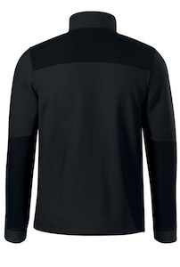 Jacheta Fleece Unisex, 100% Poliester, Maneci cu Mansete, Izolant, Impermeabil la Umeri si Coate, Negru, 3XL