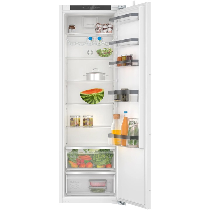 Хладилник за вграждане с една врата Bosch KIR81VFE0, 310 л, FreshSense, LED осветление, Клас Е, Н 177,5 см