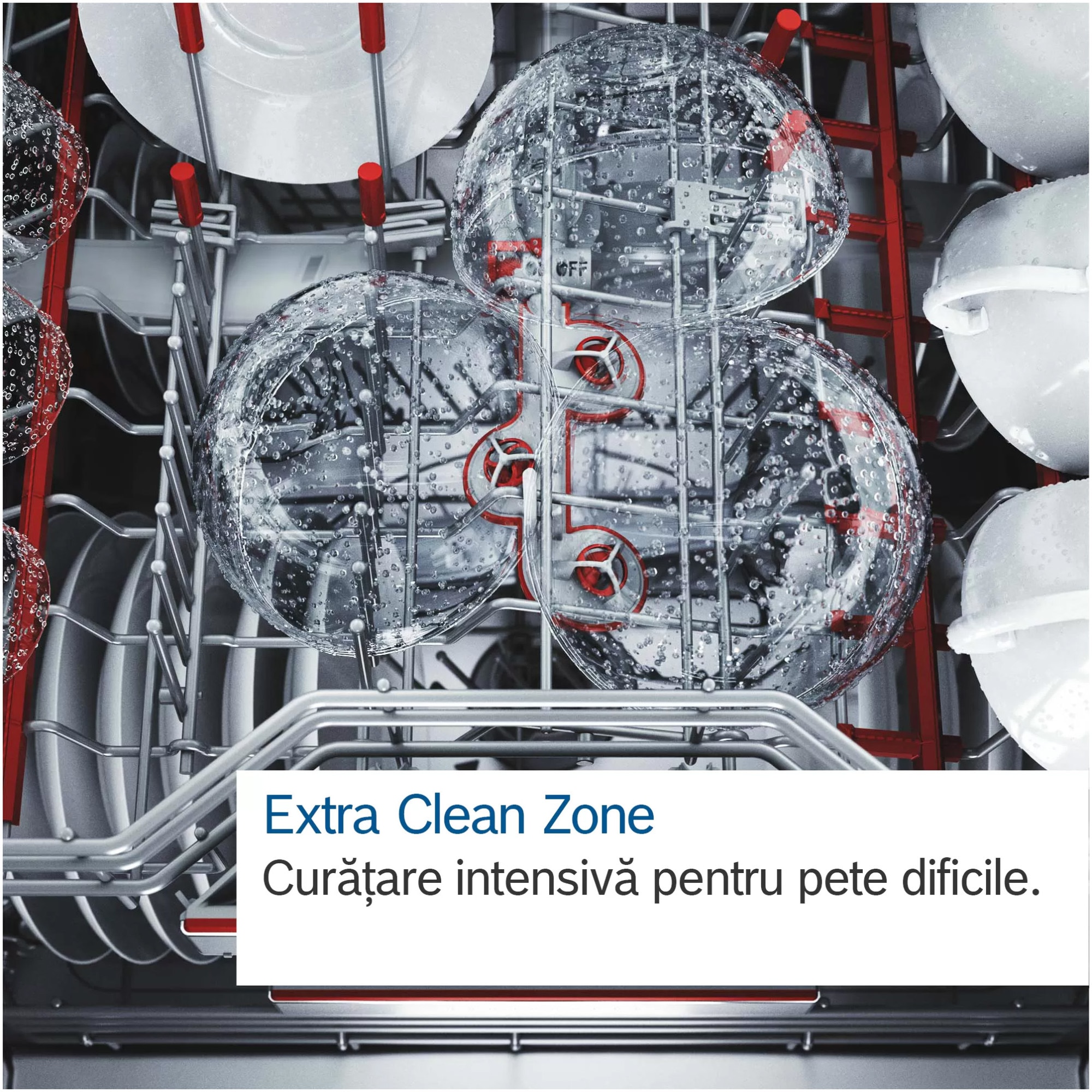 Masina de spalat vase incorporabila Bosch SMV6ZCX05E, 14 seturi, 8 programe, Sistem Rackmatic, PerfectDry, EcoSilence Drive, Emotion Light, Clasa B, Home Connect, 60 cm
