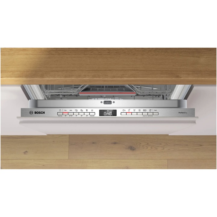 Съдомиялна за вграждане Bosch SMV6ZCX10E, 14 комплекта, 6 програми, Клас B, PerfecDry, Rackmatic чекмедже, SilencePro, Time light, Tab-count, Home Connect, 60 cm