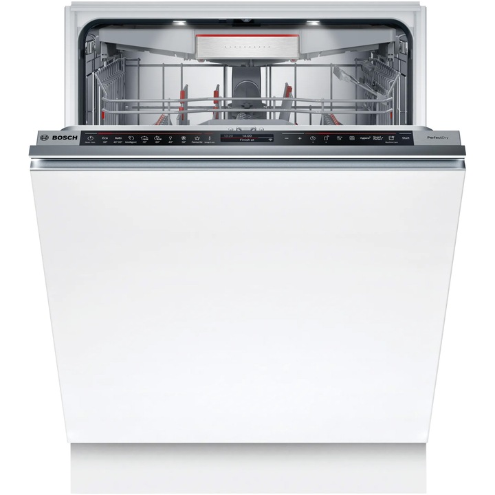 Masina de spalat vase incorporabila Bosch SMD8TCX01E, 14 seturi, 8 programe, Clasa A, Home Connect, 60 cm