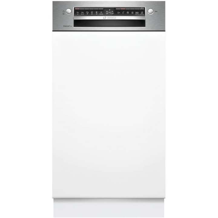 Masina de spalat vase incorporabila Bosch SPI4EMS24E, 10 seturi, 6 programe, Clasa C, Home Connect, 45 cm