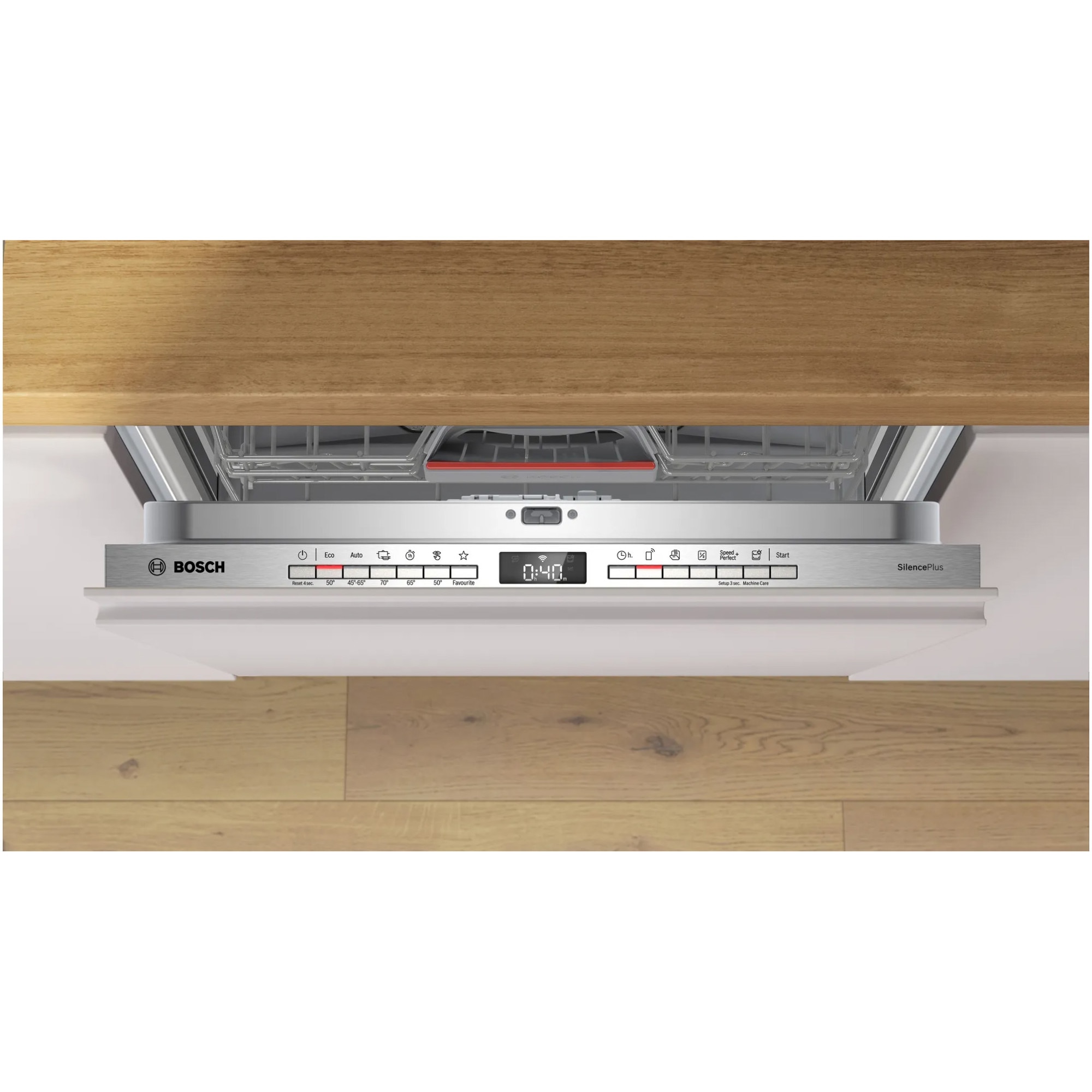 Bosch SMV4EVX00E Serie 4 Teljesen integrálható mosogatógép, 14 teríték ...