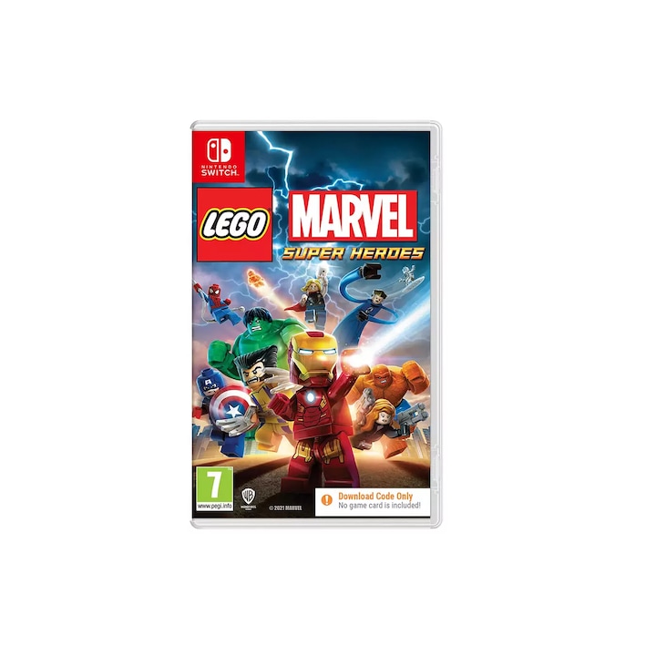 Joc Lego Marvel Super Heroes (Code in a box) pentru Nintendo Switch