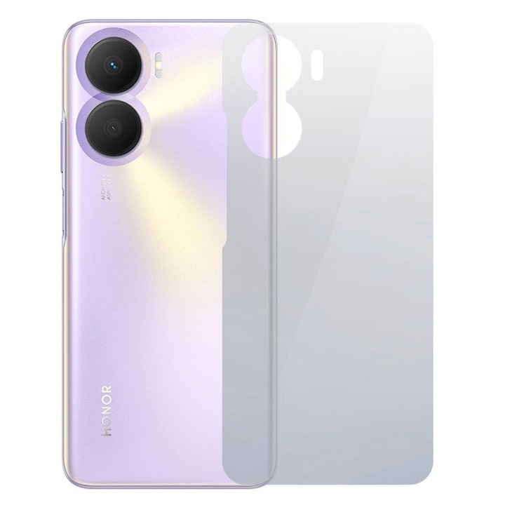 Back Shield филм, съвместим с Honor Play 40 Plus, Защита на гърба, Хидрогел в 3 слоя, Анти-пожълтяване, Анти-UV, Регенерируем, Анти-шок, Лесен монтаж