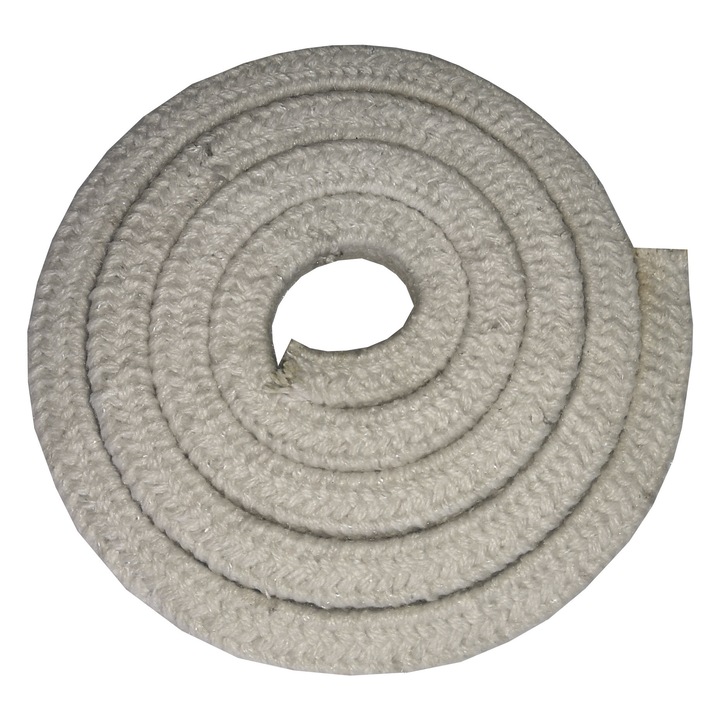 Snur din fibre ceramice pentru seminee, sobe si centrale, 20x20mm, 1200°C