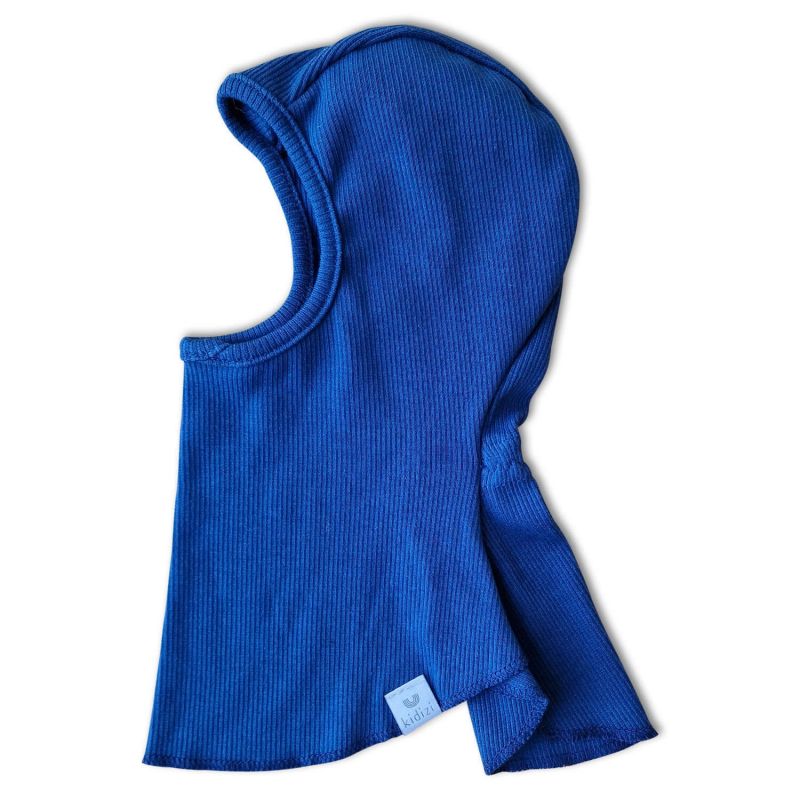 Cagula bebelusi reglabila din bumbac certificat, Kidizi blue 1-5 ani ...