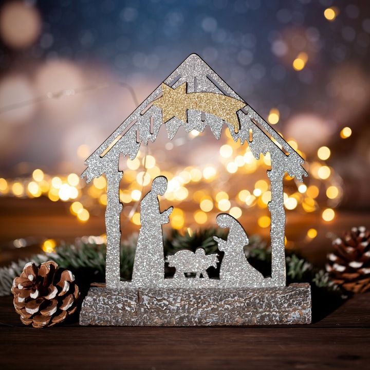 Коледна украса 15x4x17 см D/120 еврофирани