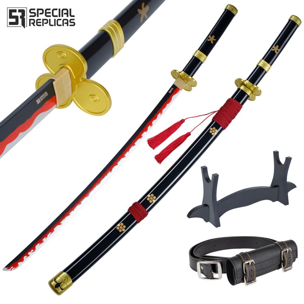 Sabie Katana, One Piece, Roronoa Zoro Enma, Lemn, 105 cm