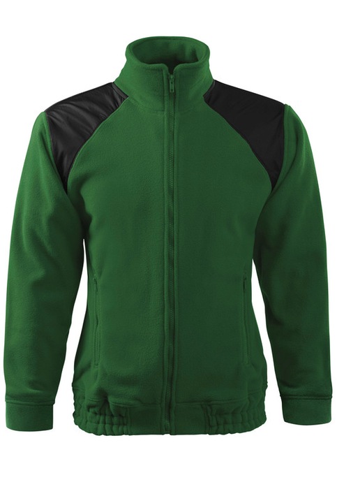 Jacheta Fleece Unisex, 100% Poliester, Material Izolant, Fermoar Modelant, Verde
