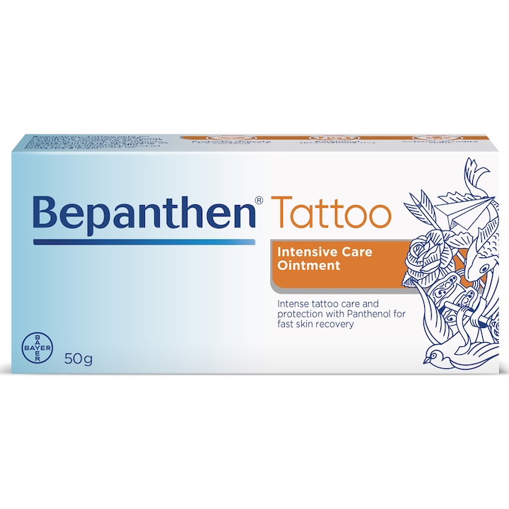 Unguent Bepanthen Tattoo, Bayer, 50g