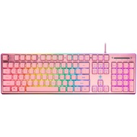 Tastatura gaming mecanica DELTACO GAMING WK75, iluminare RGB, 25 taste anti-ghosting, cablu 1.8m, layout US, roz