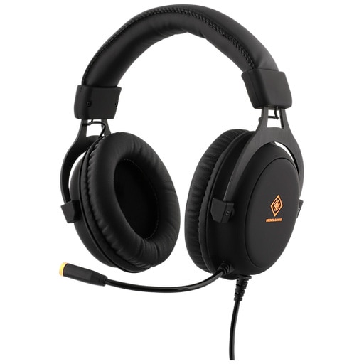 Casti gaming cu fir DELTACO GAMING DH310, multiplatforma PC/Xbox/PlayStation, negru