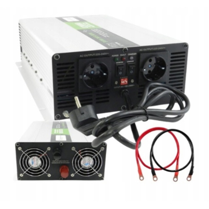 Инвертор, SolarTronics, 1500W, 12V, бял