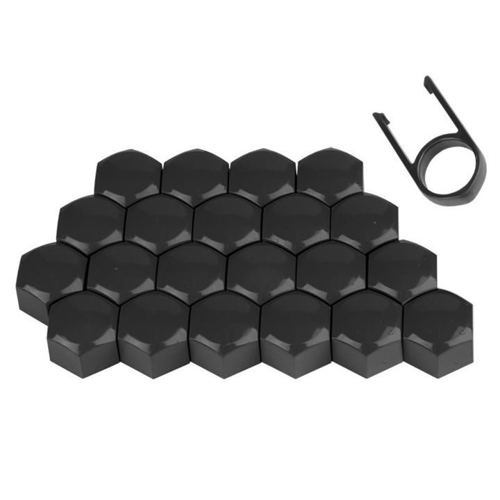 Capace cu suruburi Carmotion 21", 21 buc, Negru