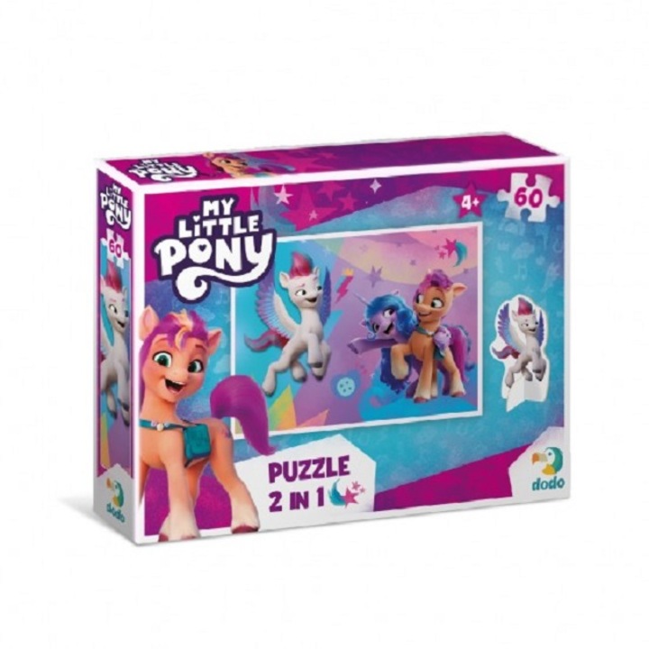 Puzzle My Little Pony 60 piese cu o figurina Zipp, Dodo
