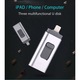 Stick de memorie 128GB, Smart 3 in 1 cu USB 3.0, Micro USB si Apple Lightning, Argintiu