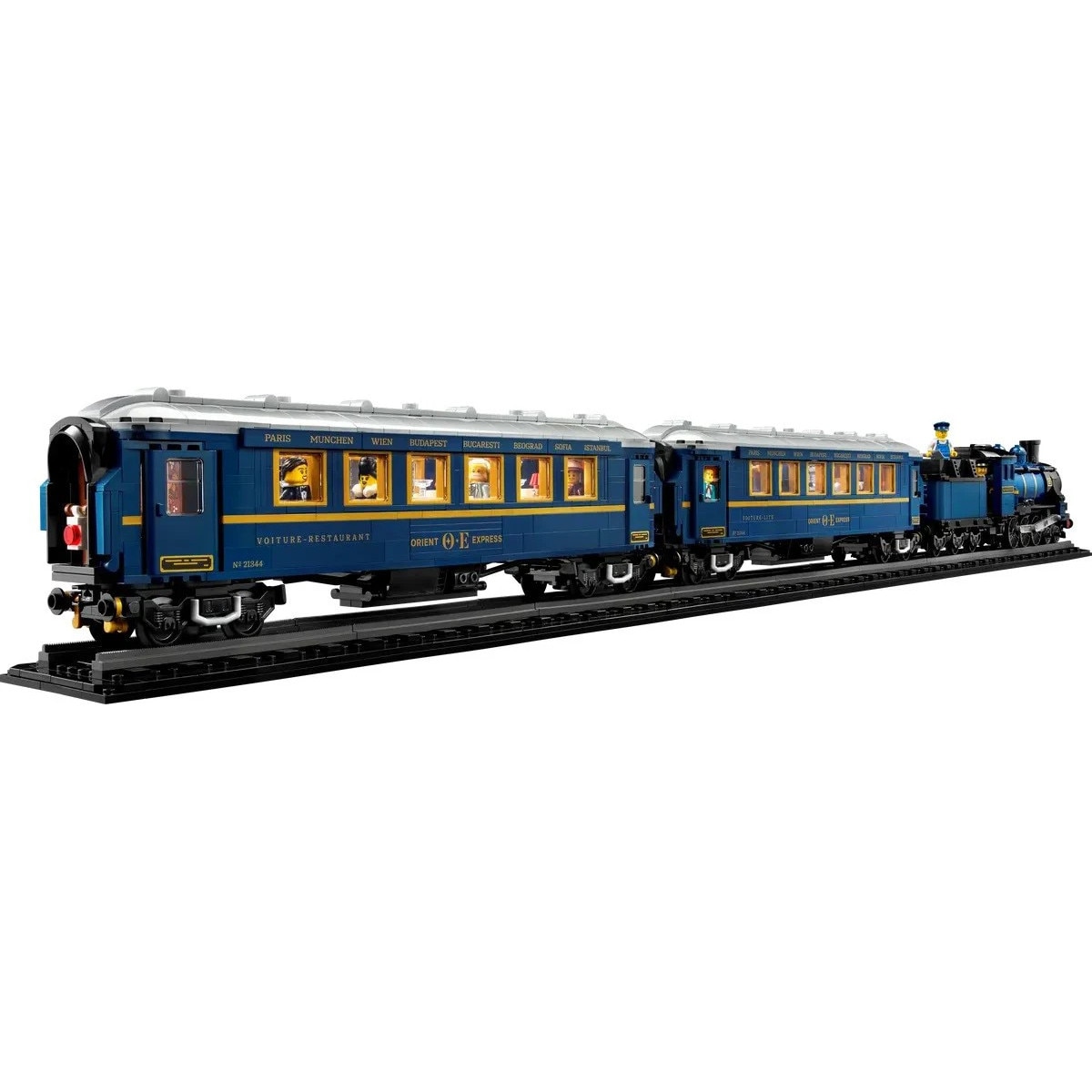 Lego Ideas - Trenul Orient Express 21344, 2540 piese - eMAG.ro