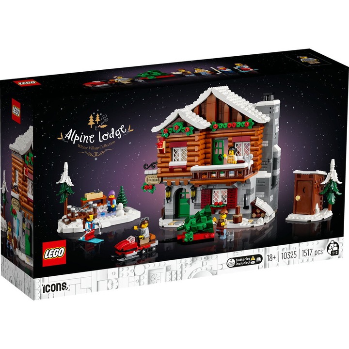 Lego Icons - Алпийска хижа 10325, 1517 части