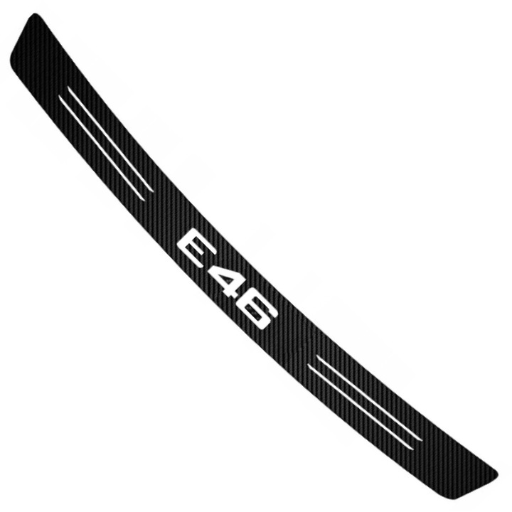 Folie Autocolant Protectie Bara Spate, Me Premium, Bmw 3 E46, Negru Carbon