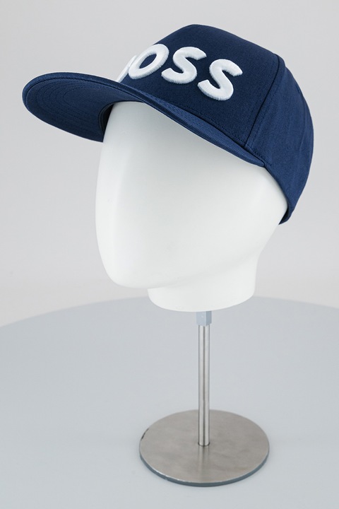 BOSS, Sapca baseball cu broderie logo, Bleumarin