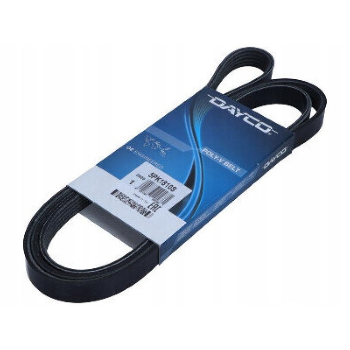 Многофункционален ремък за Hyundai Accent IV, Elantra VI, I20 Active, Kia Carens IV, Dayco, Черен