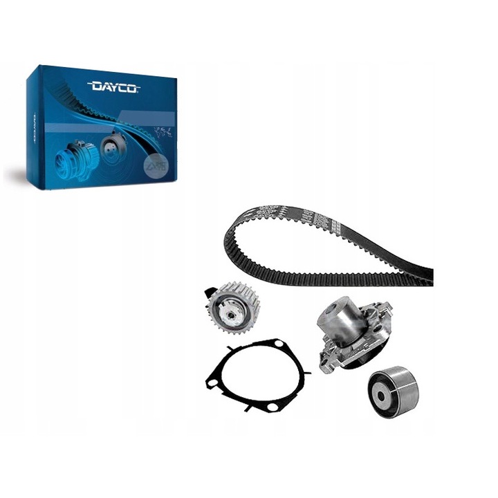 Ékszíj készlet, Dayco, Alfa Romeo 147/156/166, fekete/ezüst