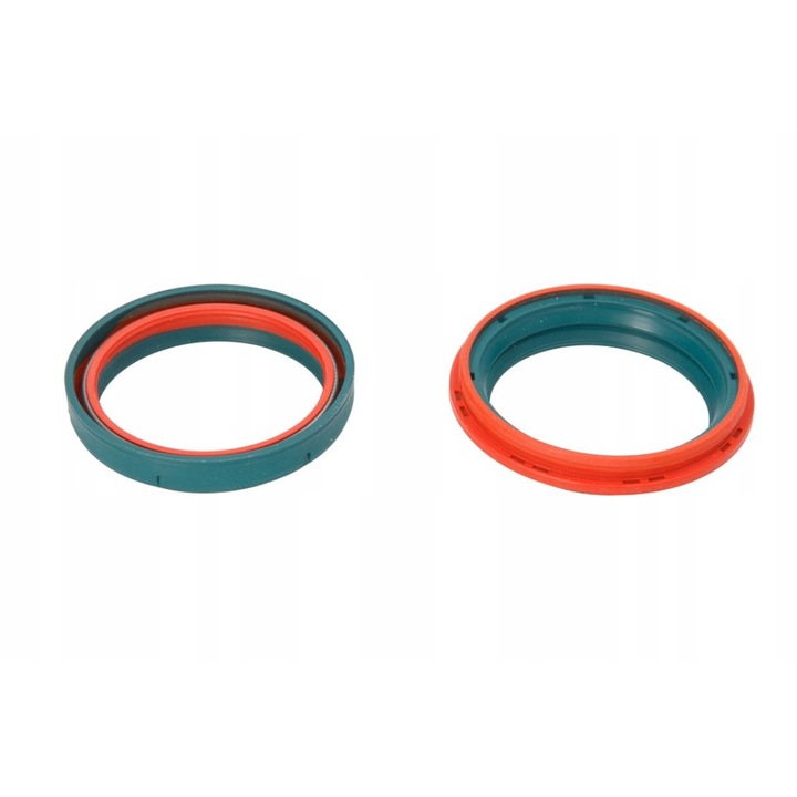 Комплект от 2 уплътнения за един крак на предното окачване, SKF, Kayaba 48, син/червен