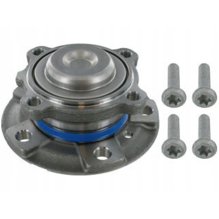 Комплект колесен лагер с главина за BMW, SKF, сребрист