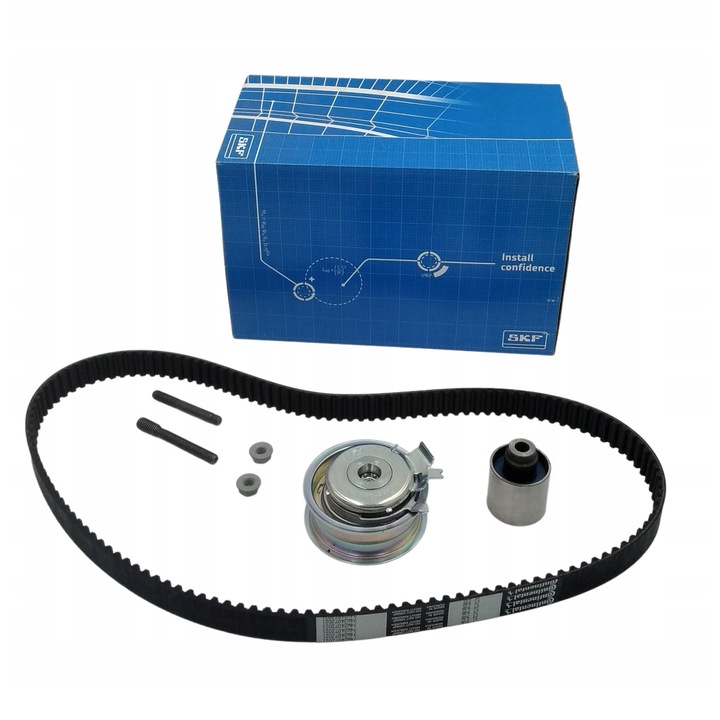 Vezérlés készlet, SKF, Seat/Skoda/VW kompatibilis, fekete/kék