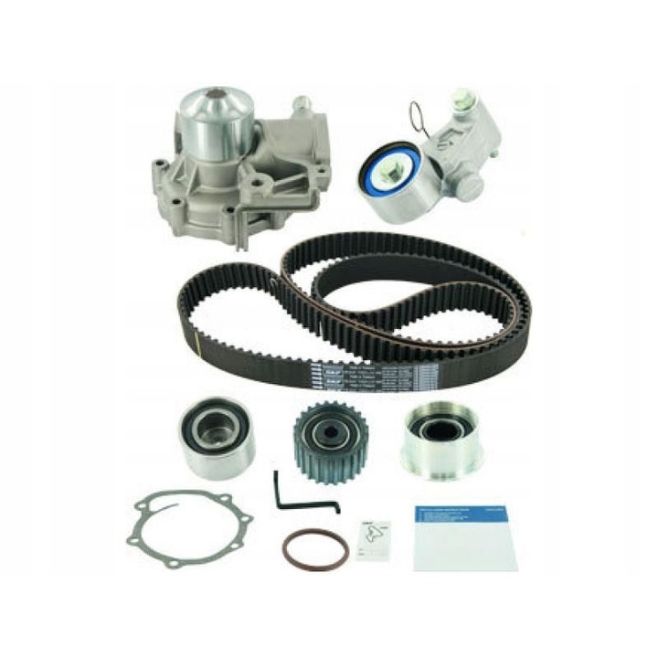 Комплект ангренажен ремък, SKF, Subaru Forester/Impreza/Legacy II/Outback, Черен/Сребрист
