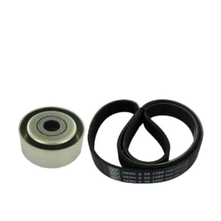 Комплект многоклинови ремъци CITROEN, SKF, Черен/Бежов